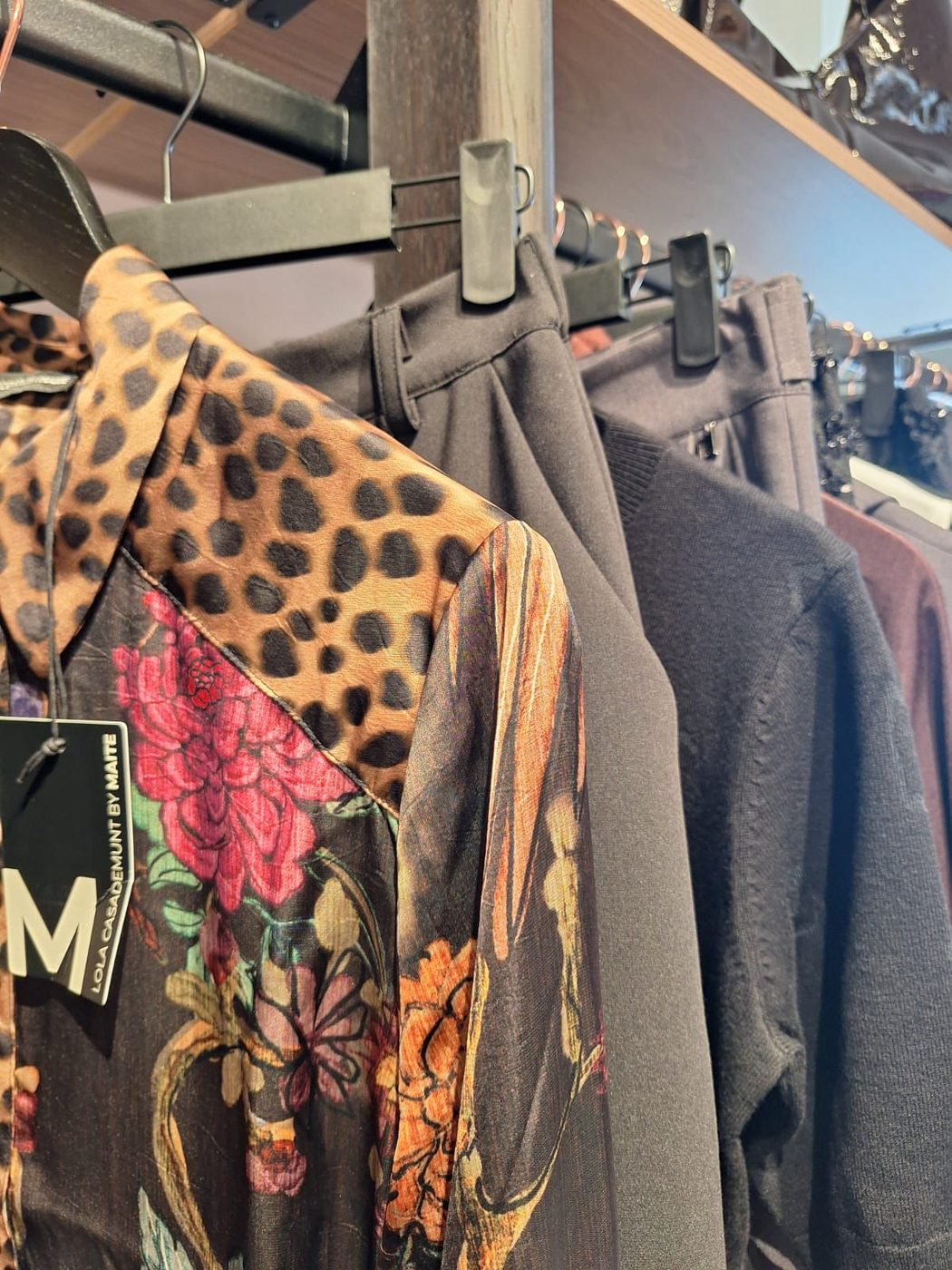 Détail d'une pièce en boutique